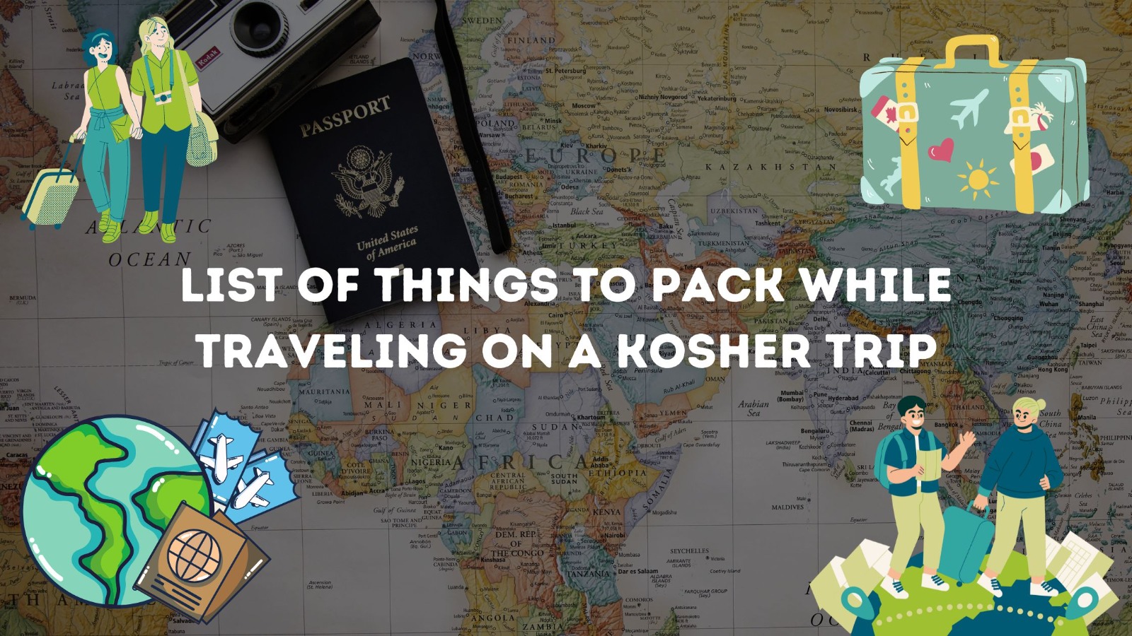 Here are some tips and ideas to help you pack your bags and stay cool and calm before and during your Kosher vacation.